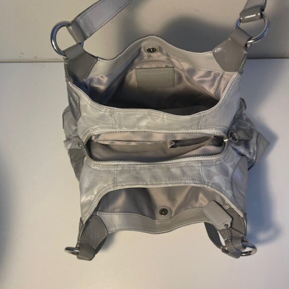 Coach Grey Leather Shoulder Bag - Picture 3 of 3